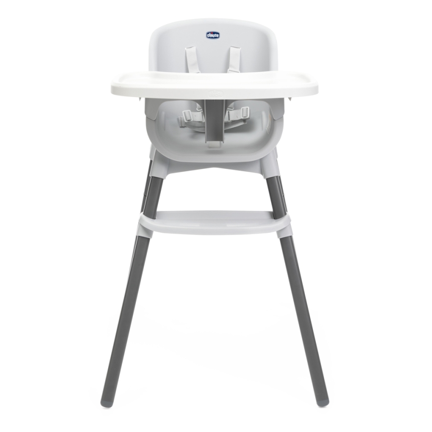 Chicco - Krzesełko do karmienia ZEST 3w1 białe/szare
