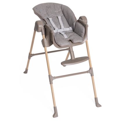 Chicco - Krzesło do jadalni dla dzieci Polly Essential - szary/brązowy