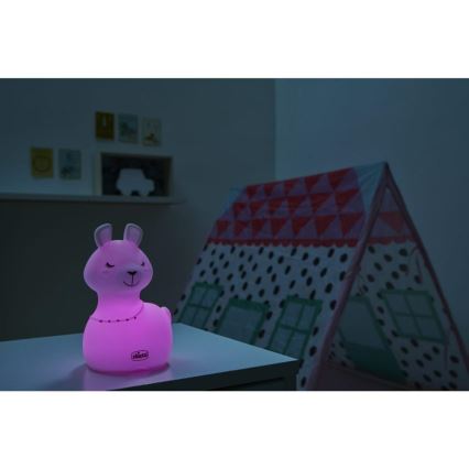 Chicco - Lampka nocna dla dzieci SWEET LIGHTS lama