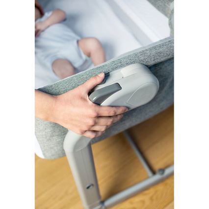Chicco - Łózeczko dziecięce 2w1 2v1 NEXT2ME MAGIC EVO ciemnoszare