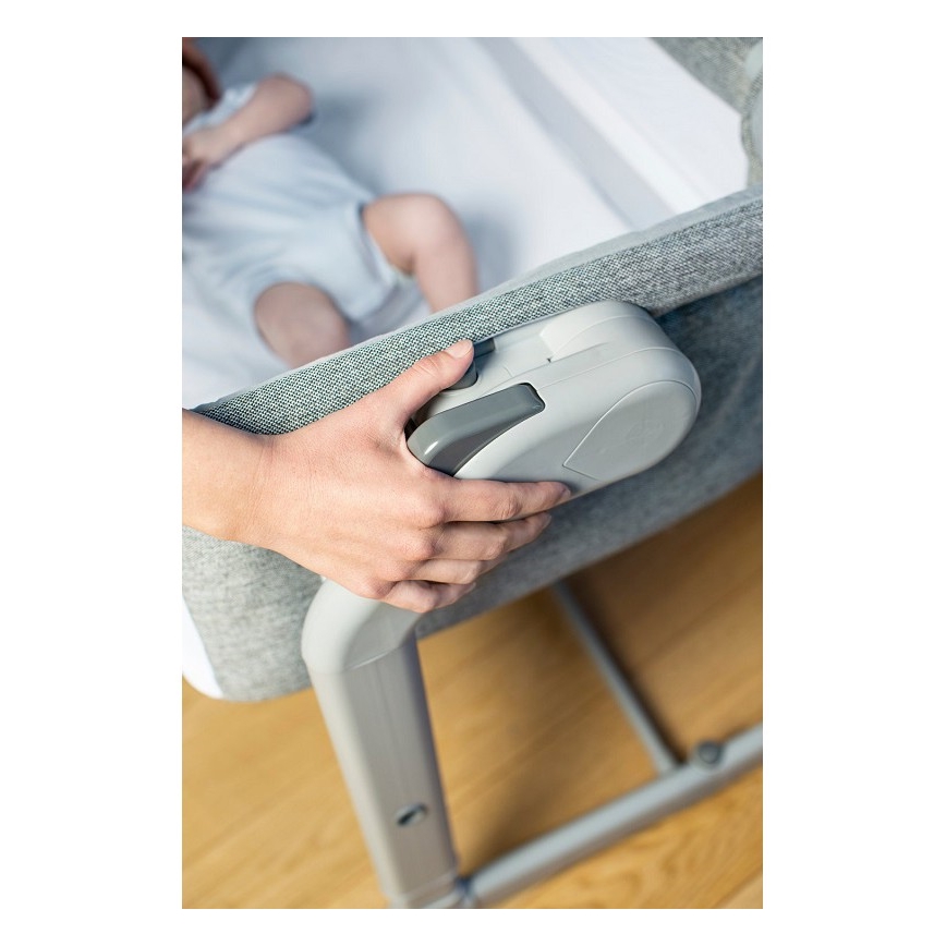 Chicco - Łóżeczko dziecięce 2w1 NEXT2ME MAGIC EVO ciemnoszare