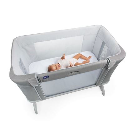 Chicco - Łózeczko dziecięce 3w1 3v1 NEXT2ME FOREVER ciemnoszare