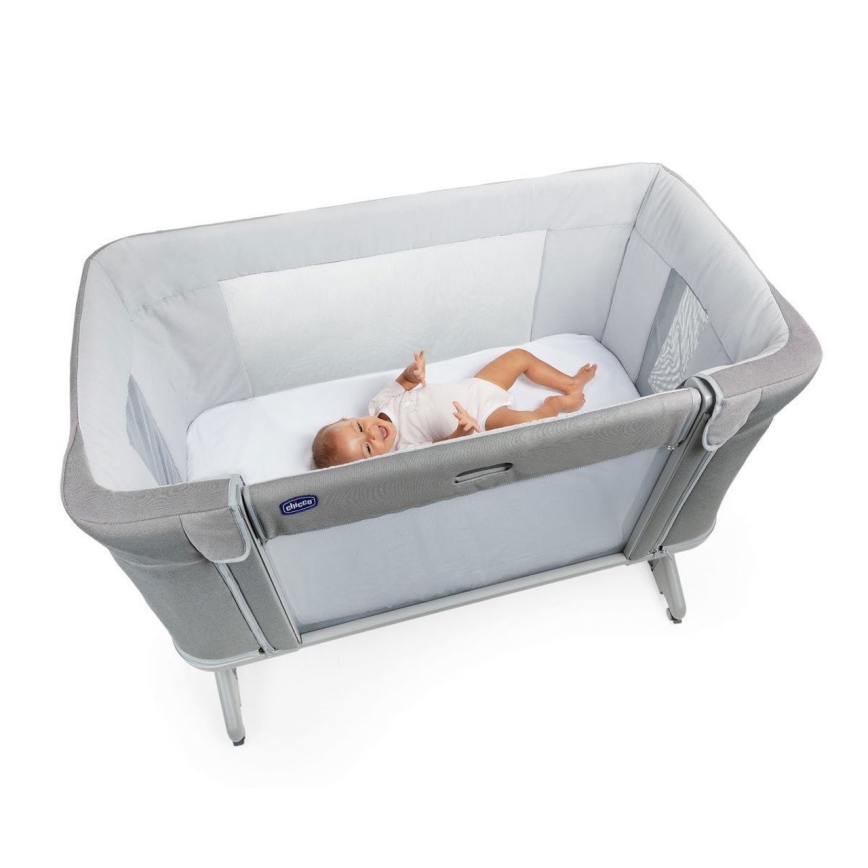 Chicco - Łózeczko dziecięce 3w1 3v1 NEXT2ME FOREVER ciemnoszare