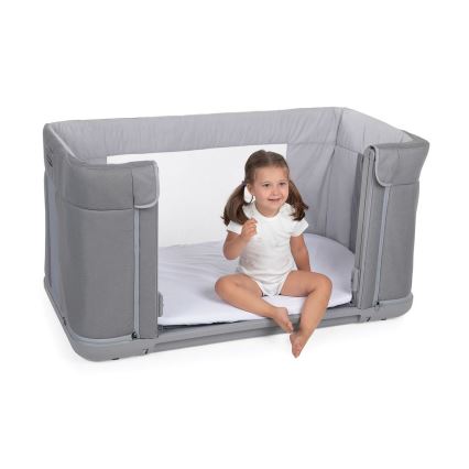 Chicco - Łózeczko dziecięce 3w1 3v1 NEXT2ME FOREVER ciemnoszare