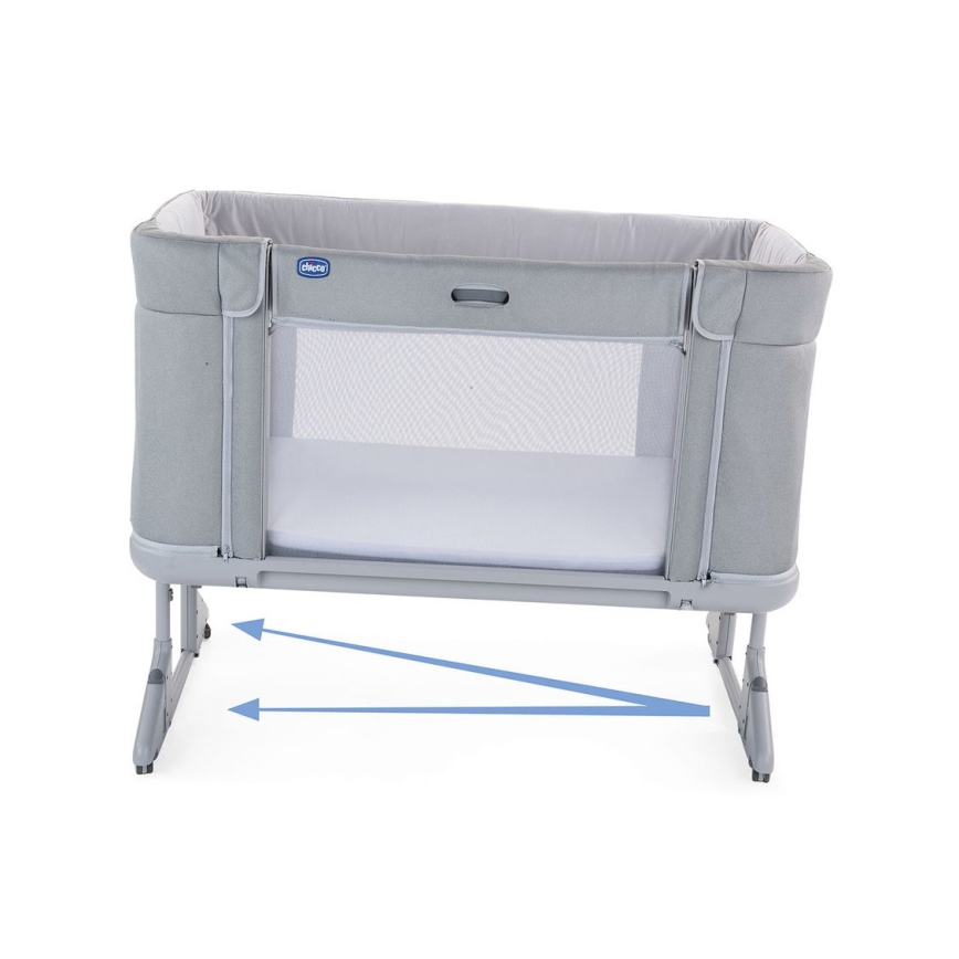 Chicco - Łózeczko dziecięce 3w1 3v1 NEXT2ME FOREVER ciemnoszare