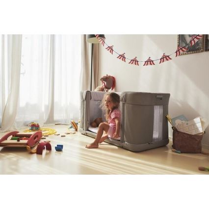 Chicco - Łózeczko dziecięce 3w1 3v1 NEXT2ME FOREVER jasnoszare