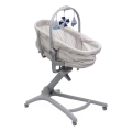 Chicco - Łózeczko dziecięce 5w1 BABY HUG PRO beżowe
