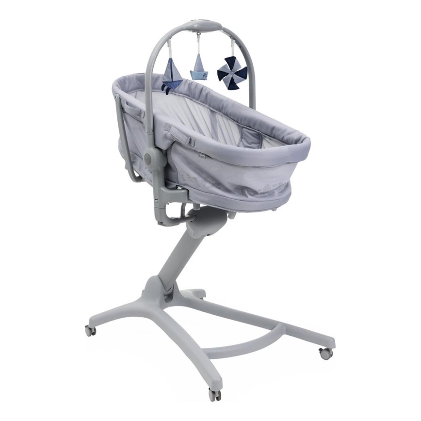 Chicco - Łózeczko dziecięce 5w1 BABY HUG PRO szare
