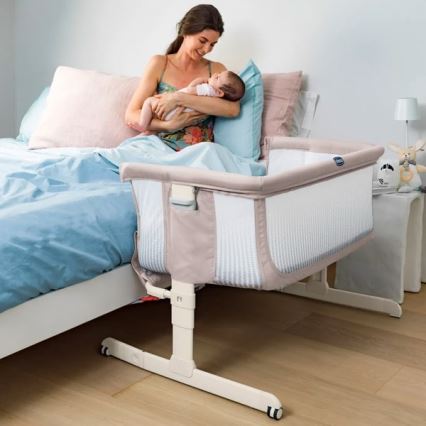 Chicco - Łóżeczko dziecięce NEXT2ME AIR beżowe