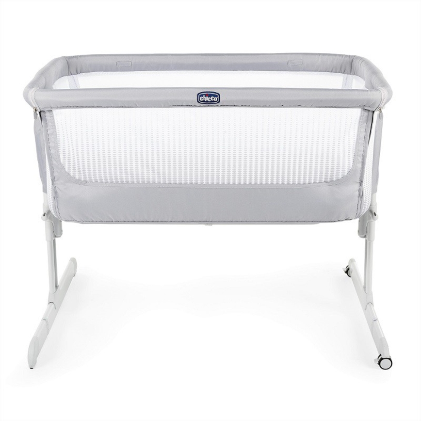 Chicco - Łóżeczko dziecięce NEXT2ME AIR jasnoszare