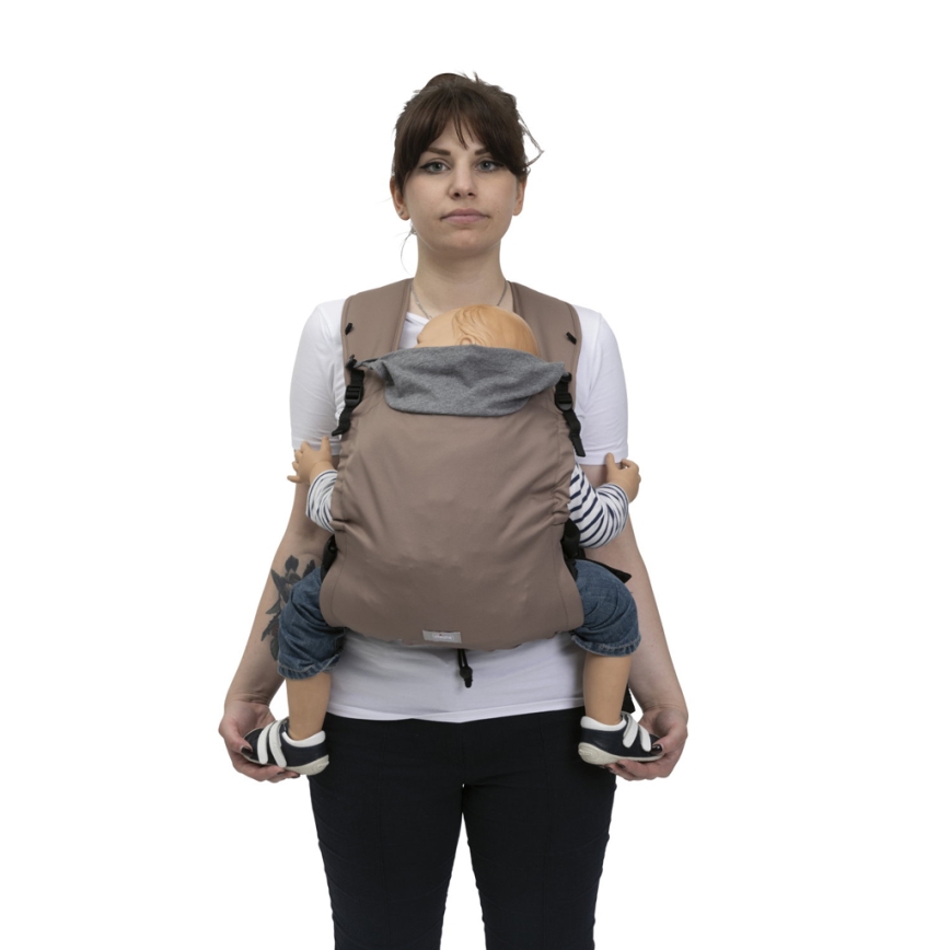 Chicco - Nosidełko dla dziecka SKIN FIT brązowy