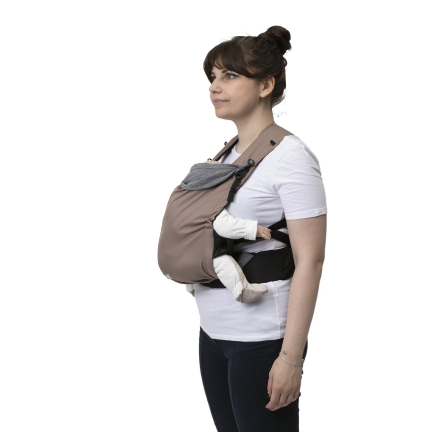 Chicco - Nosidełko dla dziecka SKIN FIT brązowy