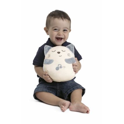 Chicco - Pluszowa zabawka interaktywna kot 3xAAA