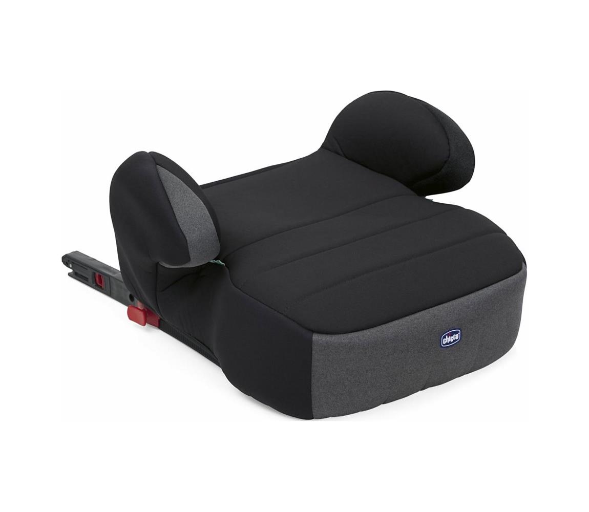 Chicco - Poduszka na siedzenie samochodowe QUASAR FIX i-Size (126-150 cm) czarny/szary
