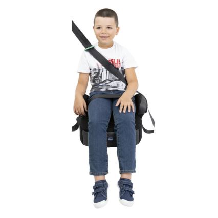 Chicco - Poduszka na siedzenie samochodowe QUASAR FIX i-Size (126-150 cm) szary