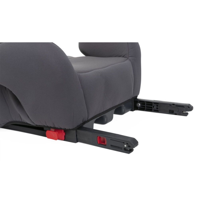 Chicco - Poduszka na siedzenie samochodowe QUASAR FIX i-Size (126-150 cm) szary