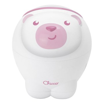Chicco - Projektor dziecięcy 2w1 POLAR BEAR 3xAA różowy