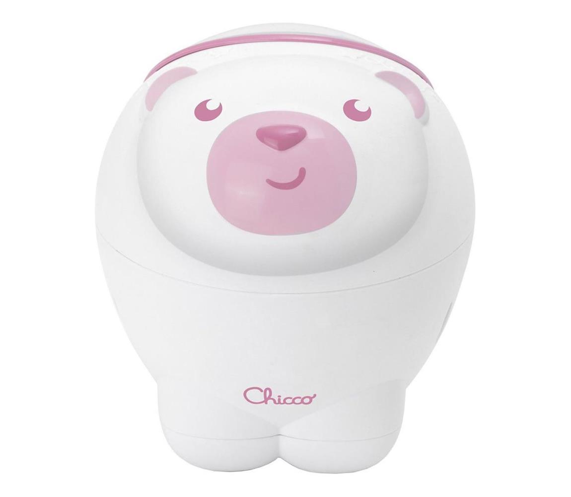 Chicco - Projektor dziecięcy 2w1 POLAR BEAR 3xAA różowy
