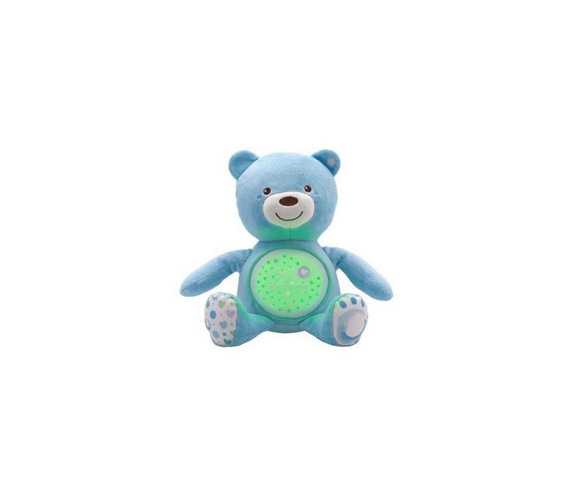 Chicco - Projektor z melodiami BABY BEAR 3xAAA niebieski