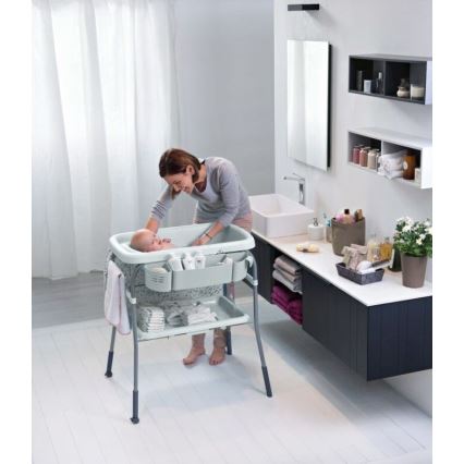 Chicco - Przewijak z wanienką CUDDLE&BUBBLE szary