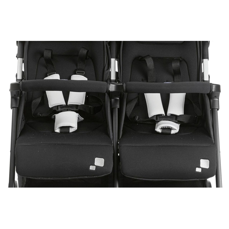 Chicco - Sportowy wózek dla bliźniąt OHLALA TWIN Black Night czarny
