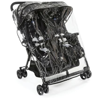 Chicco - Sportowy wózek dla bliźniąt OHLALA TWIN Black Night czarny