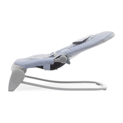 Chicco - Wibrujący leżaczek dziecięcy z melodią BALLOON Dots 2xAA + 1xLR20 niebieski