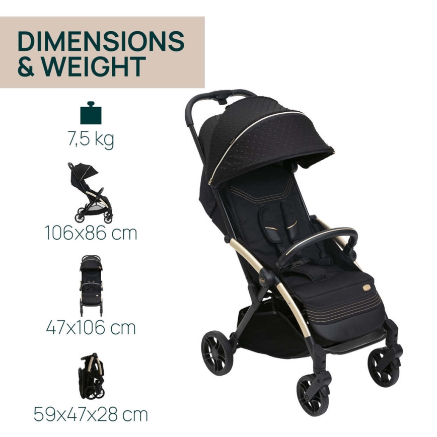 Chicco - Wózek sportowy GOODY XPLUS Black Re_Lux Eco+