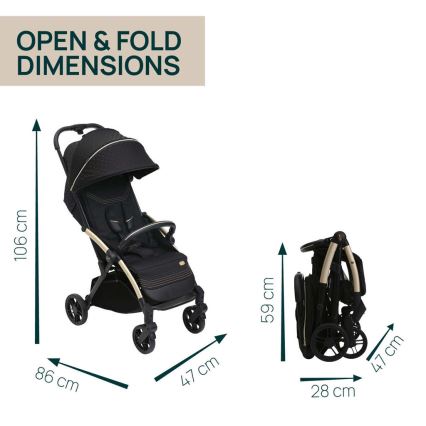 Chicco - Wózek sportowy GOODY XPLUS Black Re_Lux Eco+