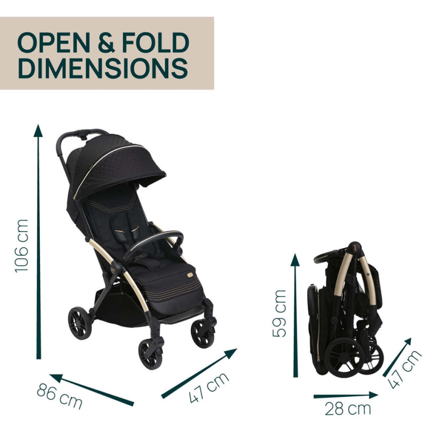 Chicco - Wózek sportowy GOODY XPLUS Black Re_Lux Eco+