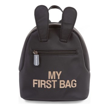 Childhome - Dziecięcy plecak MY FIRST BAG czarny