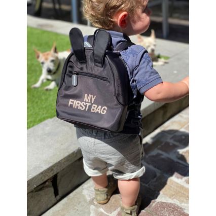 Childhome - Dziecięcy plecak MY FIRST BAG czarny