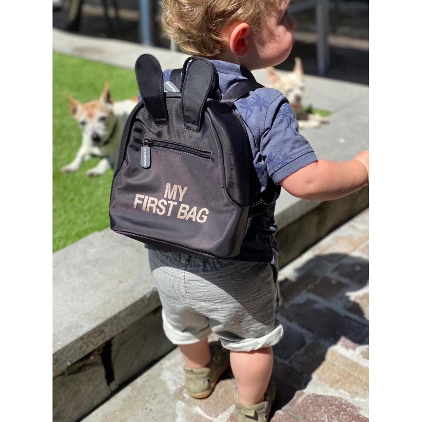 Childhome - Dziecięcy plecak MY FIRST BAG czarny