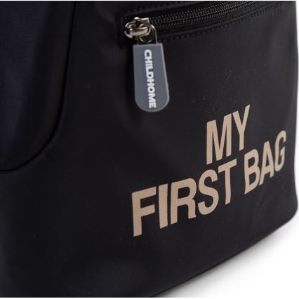 Childhome - Dziecięcy plecak MY FIRST BAG czarny