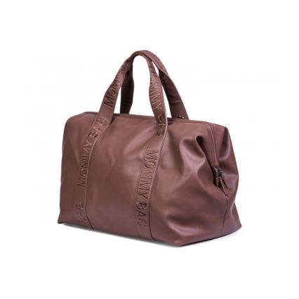 Childhome - Torba do przewijania MOMMY BAG LEATHER brązowa