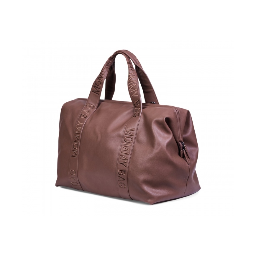 Childhome - Torba do przewijania MOMMY BAG LEATHER brązowa