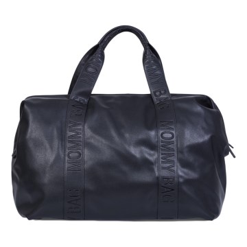 Childhome - Torba do przewijania MOMMY BAG LEATHER czarna