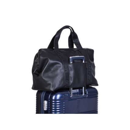 Childhome - Torba do przewijania MOMMY BAG LEATHER czarna