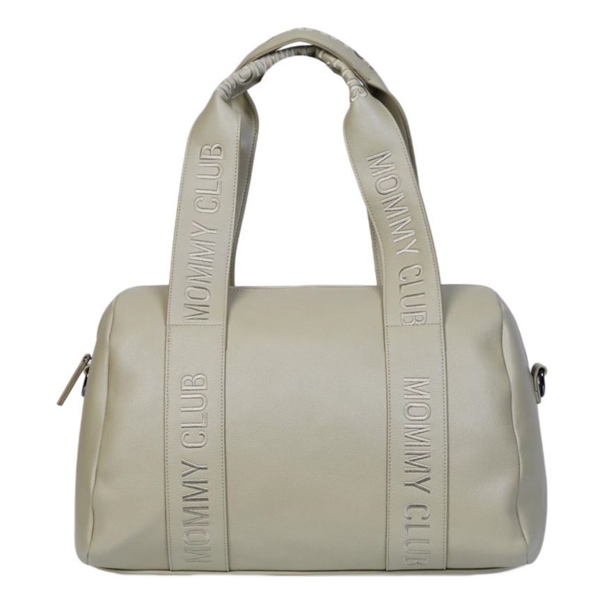 Childhome - Torba do przewijania MOMMY CLUB LEATHER beżowa