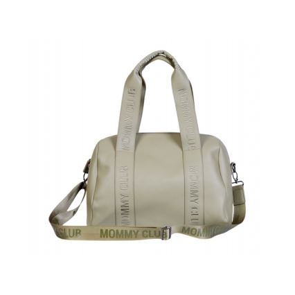Childhome - Torba do przewijania MOMMY CLUB LEATHER beżowa