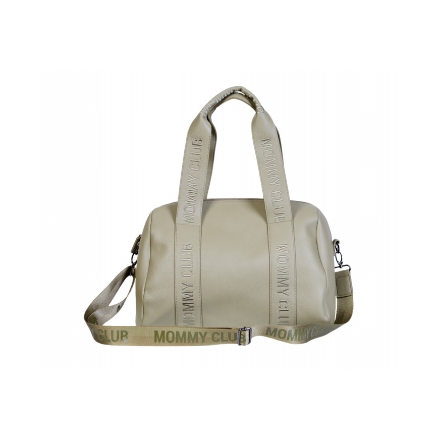Childhome - Torba do przewijania MOMMY CLUB LEATHER beżowa