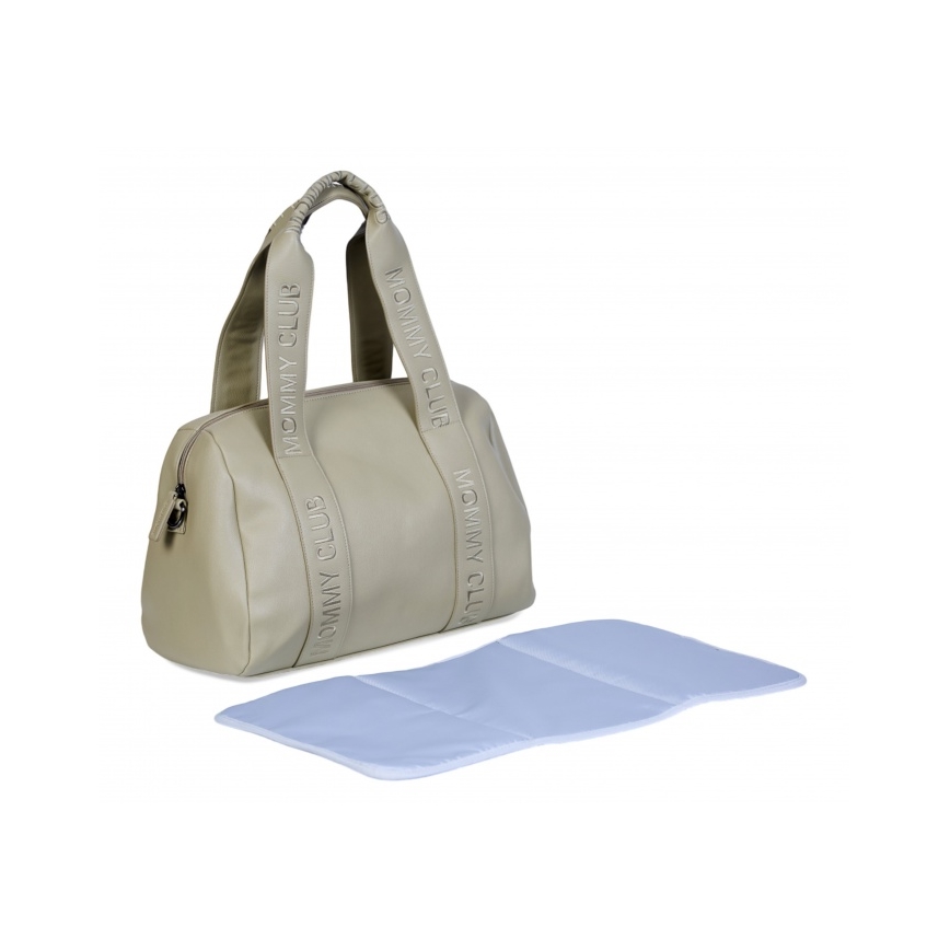 Childhome - Torba do przewijania MOMMY CLUB LEATHER beżowa