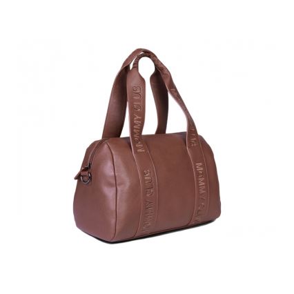 Childhome - Torba do przewijania MOMMY CLUB LEATHER brązowa