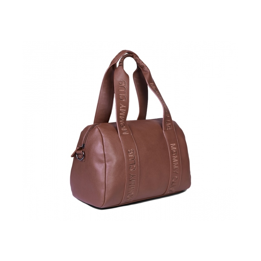 Childhome - Torba do przewijania MOMMY CLUB LEATHER brązowa