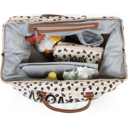 Childhome - Torba do przewijania MOMMY BAG w panterkę