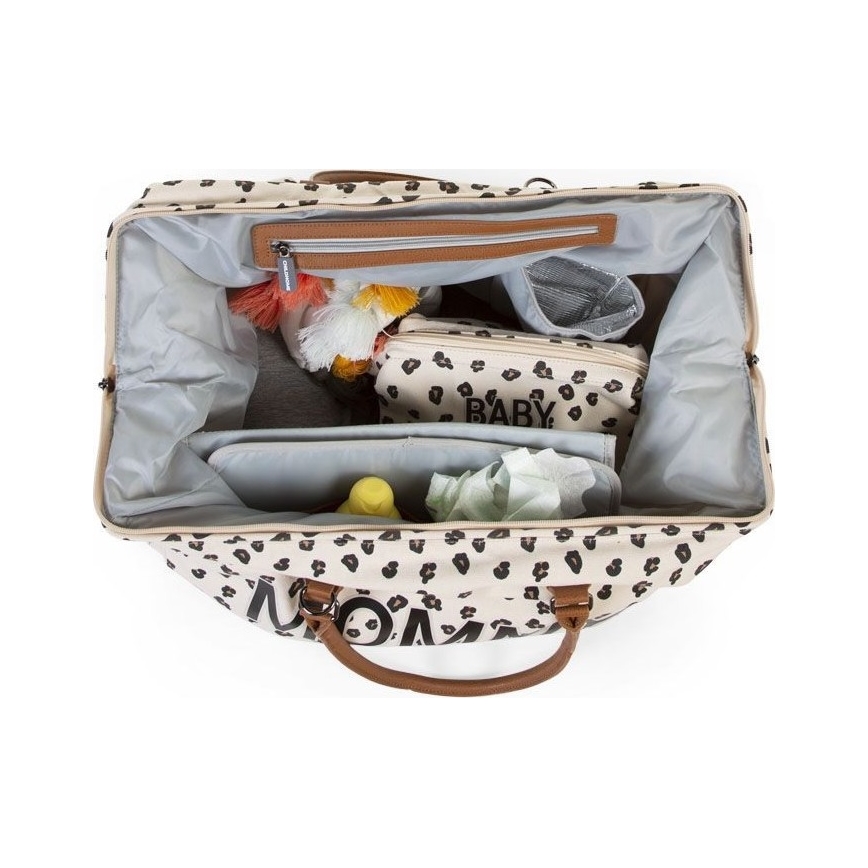Childhome - Torba do przewijania MOMMY BAG w panterkę