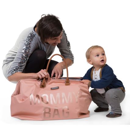 Childhome - Torba do przewijania MOMMY BAG różowa