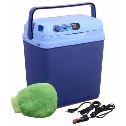 Chłodziarka przenośna z wyświetlaczem 48W/230/12V 25 l niebieska