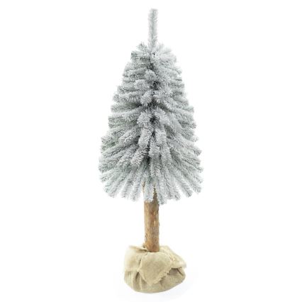 Choinka bożonarodzeniowa na pniu NATURAL WITH SNOW 120 cm jodła