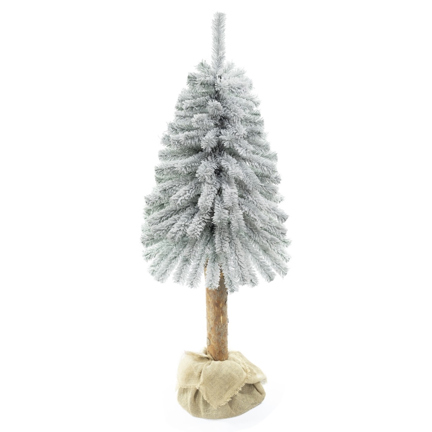Choinka bożonarodzeniowa na pniu NATURAL WITH SNOW 120 cm jodła